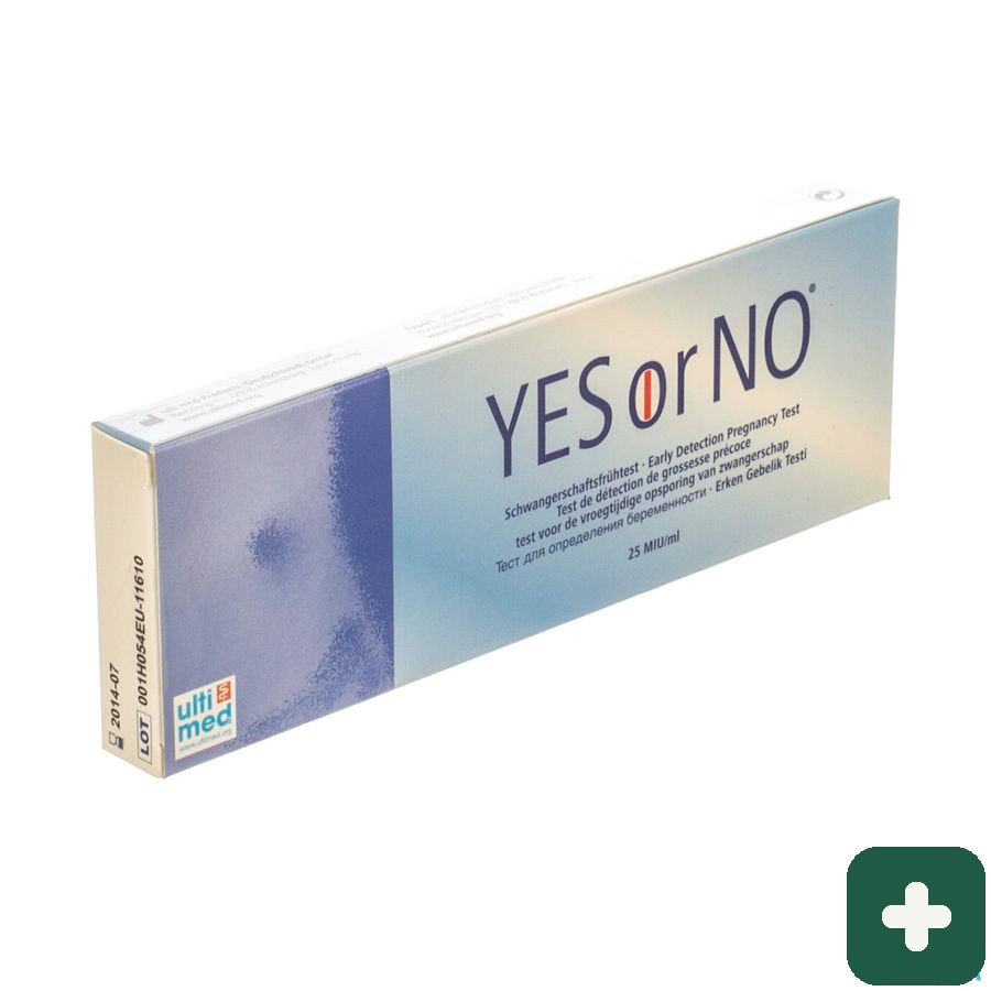 Yes Or No Zwangerschapstest 1