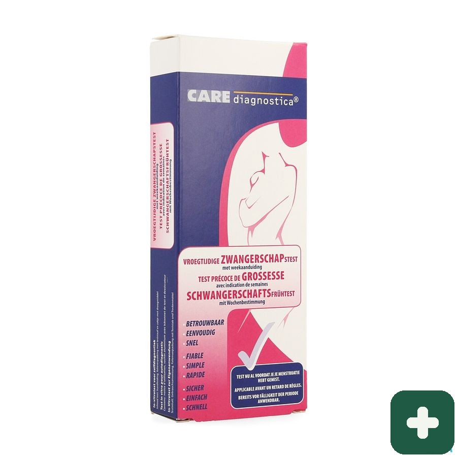 Biopax Extra Vroege Zwang.test Weekaanduiding Roze