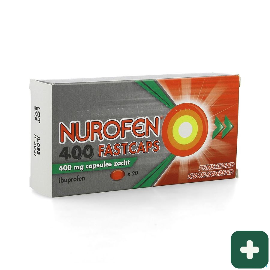 Nurofen 400 Fastcaps 400mg Pi Pharma Caps  20 Pip