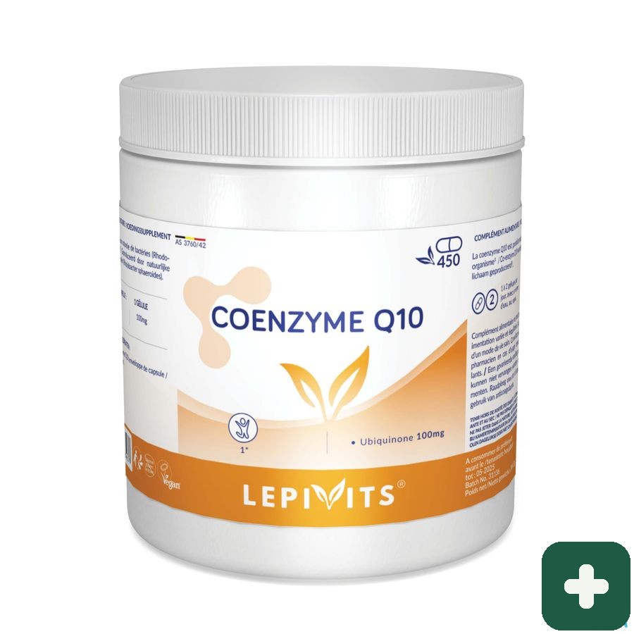 Coenzyme Q10 Pack Pot Caps 450 Lepivits