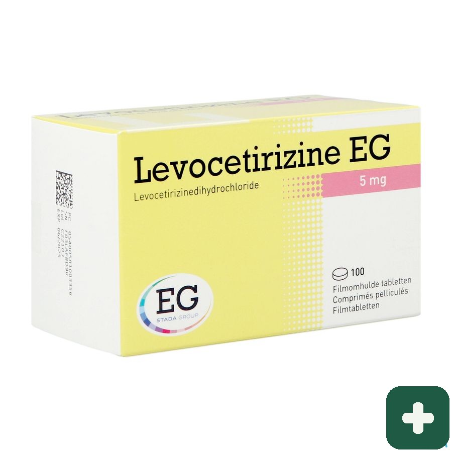 Levocetirizine Eg 5 Mg Filmomh Tabl 100